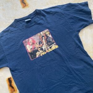 🪐💗2000s No Doubt Return of Saturn Vintage Tour T-Shirt L Navy Y2K Gwen Stefani